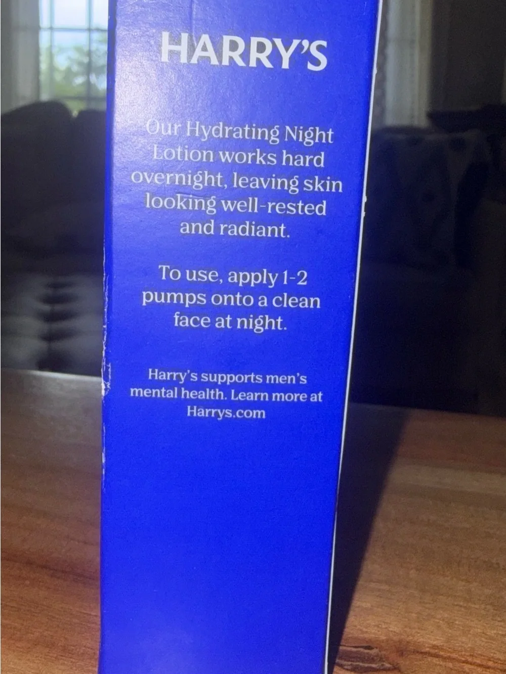 Hydrating Night Lotion for Men — Blue